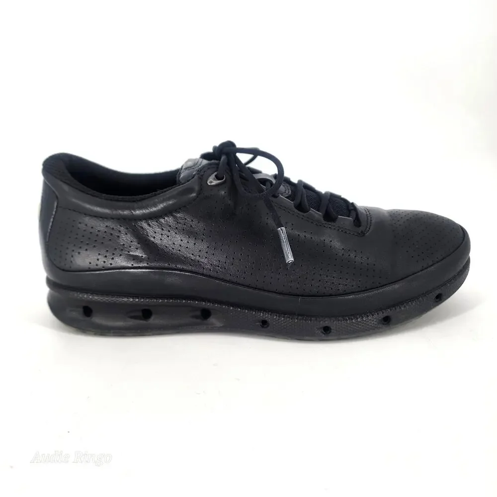 ECCO Black Leather Lace-Up Comfort Walking Shoes Women’s EU 37 US 6